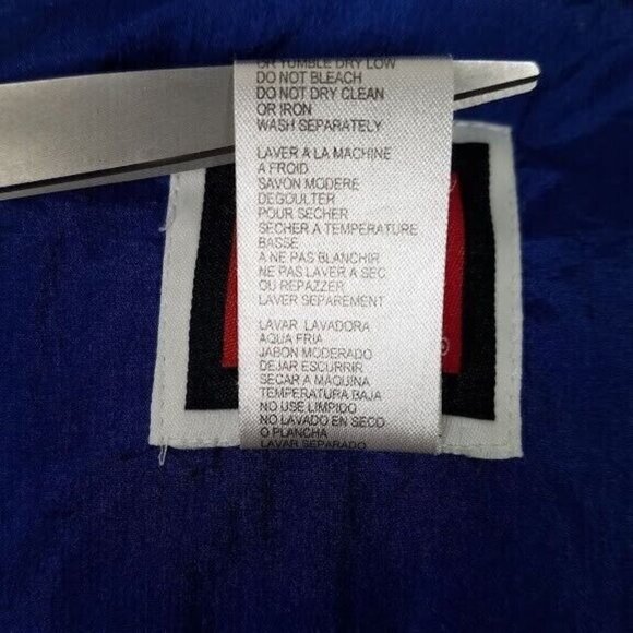 Wilson‎ Windbreaker Jacket Size Medium Color Block Blue Gray Full Front Zipper - Picture 7 of 7